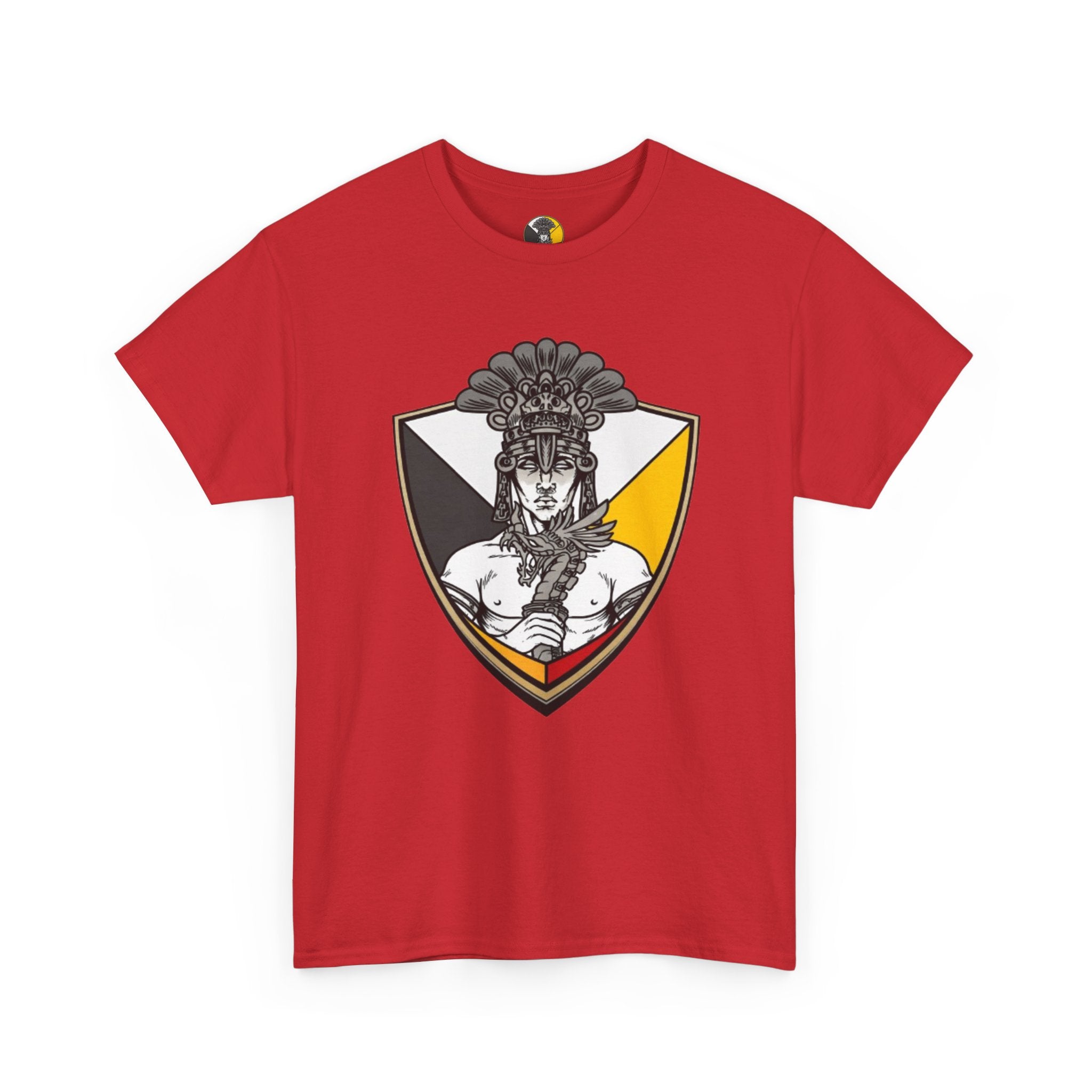 Aztec Warrior T-Shirt — Tribal Warrior Graphic Tee