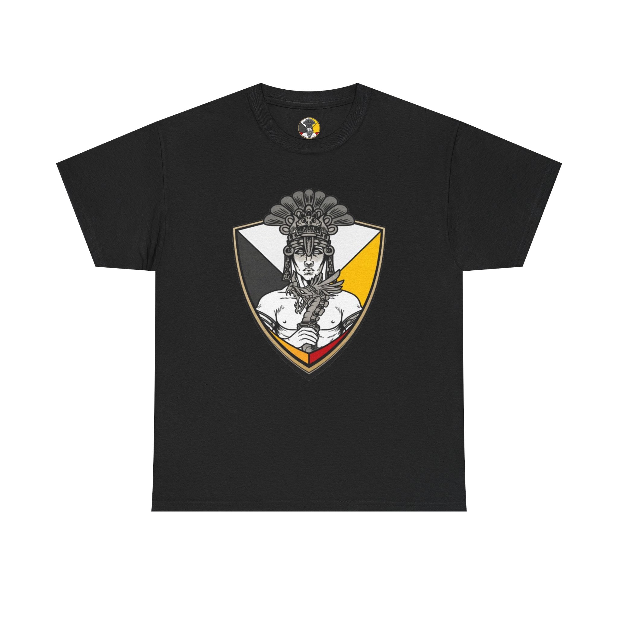 Aztec Warrior T-Shirt — Tribal Warrior Graphic Tee