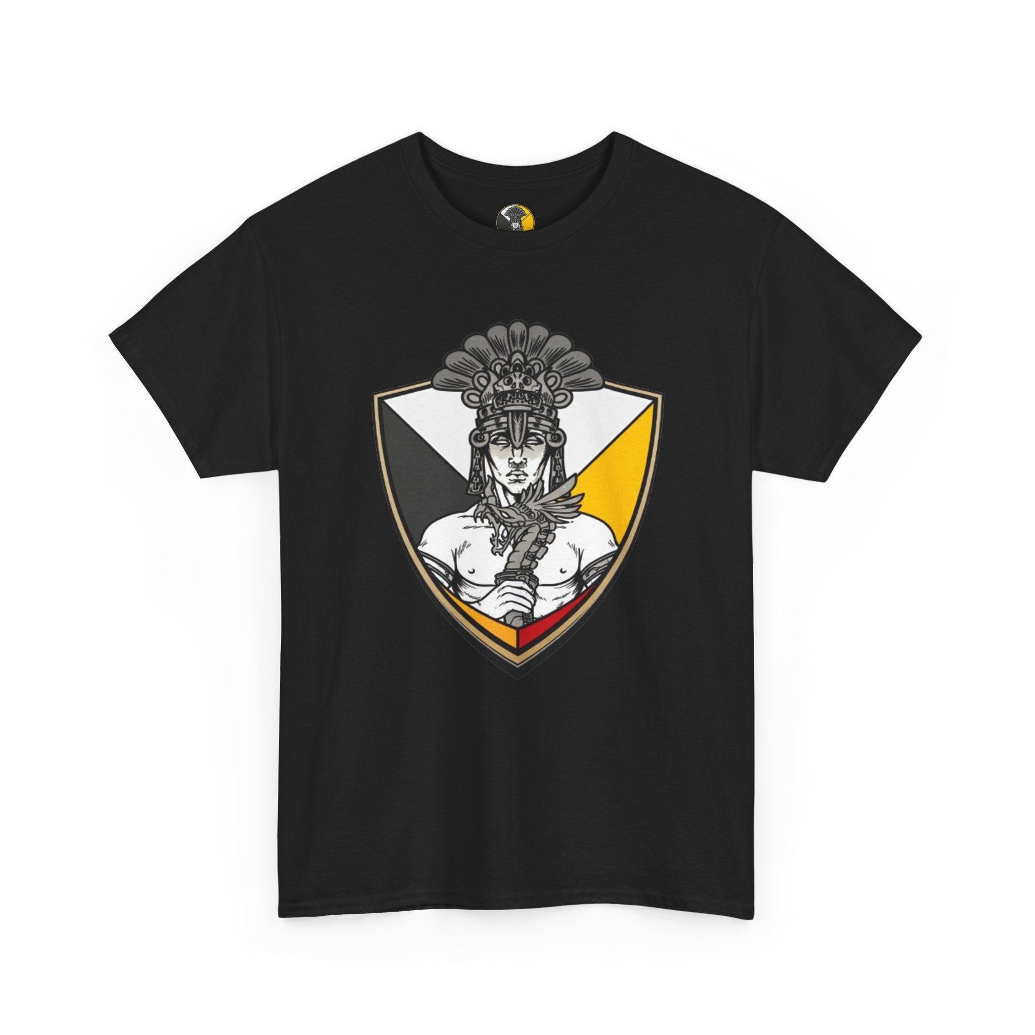 Aztec Warrior T-Shirt — Tribal Warrior Graphic Tee